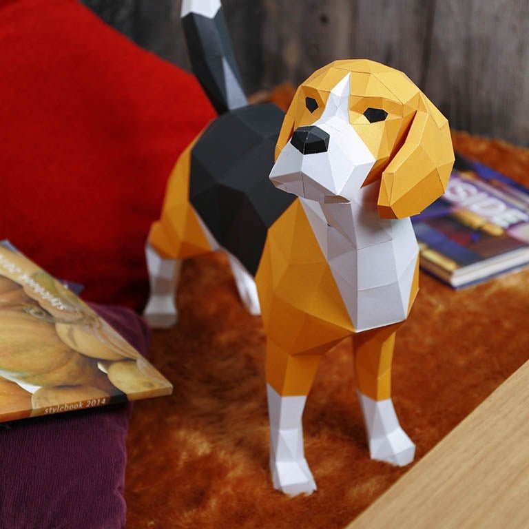 Beagle hunting dog, Beagle dog puzzle, wooden dog puzzle, dog